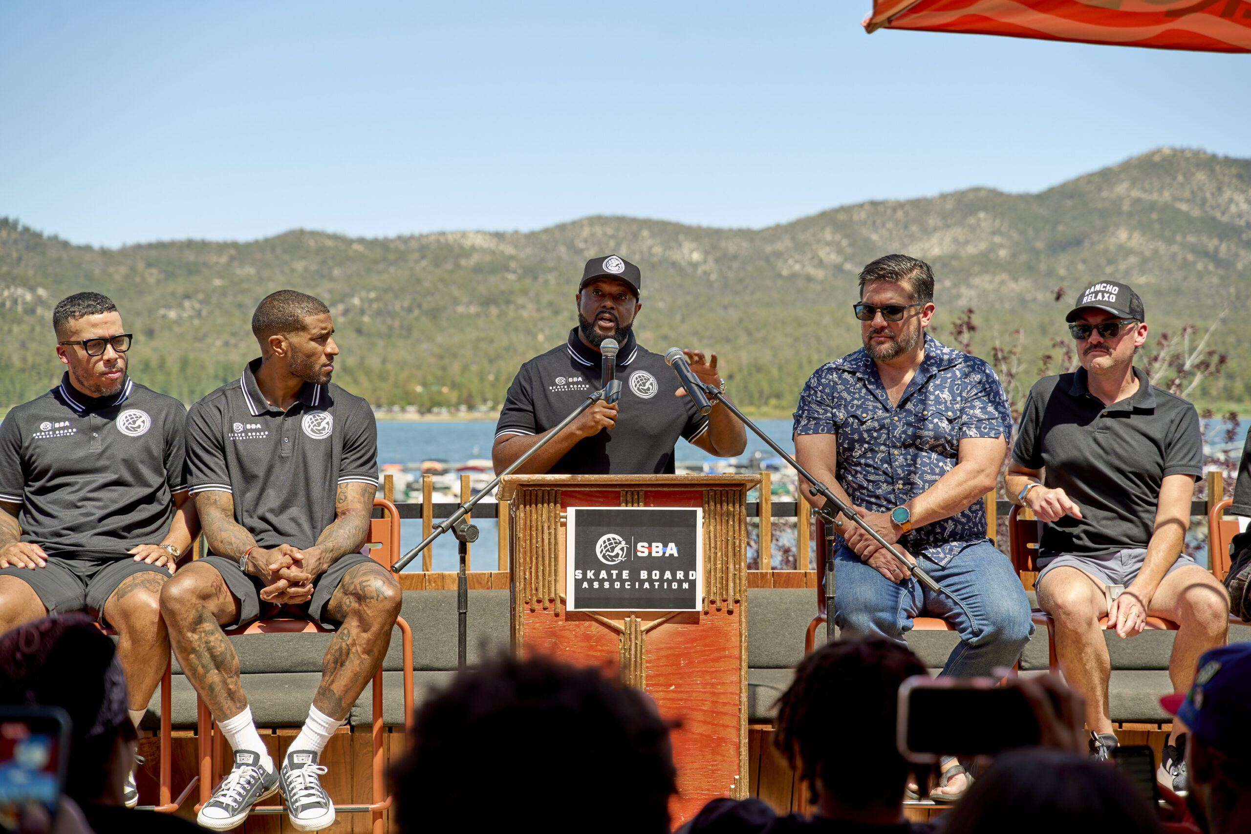 Royce Campbell – Co-Founder SBA, Gary Payton II – Co-Founder SBA, Sheldon Lewis. Co-Founder SBA, Damien Navarro – Hueco Tanks, Travis Scott – Visit Big Bear